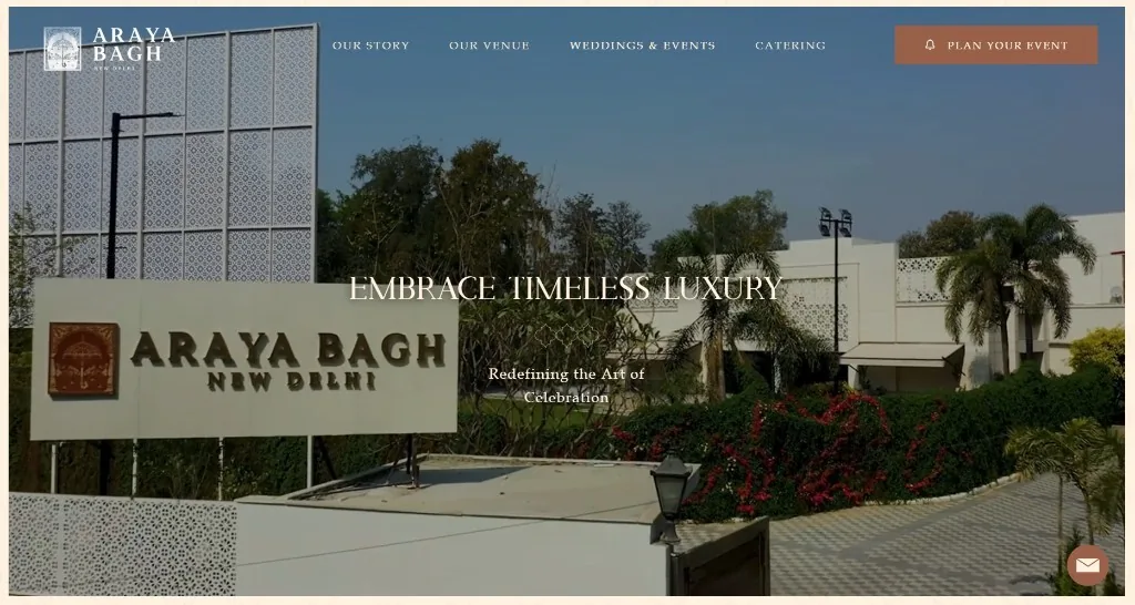 Araya Bagh website preview